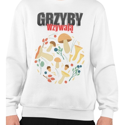 BLUZA grzyby GRZYBY WZYWAJA